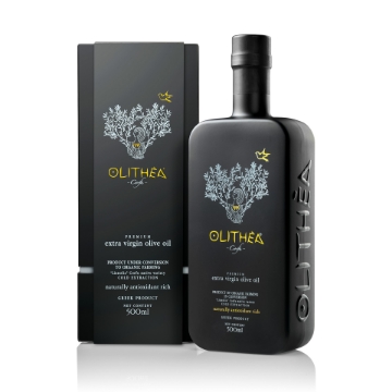 Olithea Premium High Polyphenol EVOO – 500 ml Corfu Lianolia | Prisbelönt ekologisk grekisk extra jungfruolivolja, kall extraherad, certifierad med hälsopåståenden