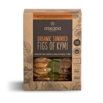 Ekologiska Soltorkade Fikon Av Kymi Pdo - Askada Farm 225 G