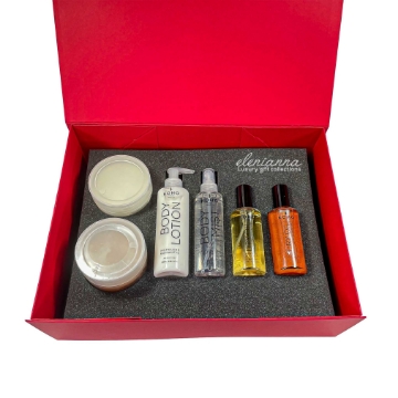 Blue Scents Natural Cosmetics Gift Set Olive Oil 6 item Blue Scents Natural Cosmetics Gift Set Olive Oil 6 item