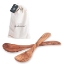 Salad Servers Olive Wood Wide Handle with Antibacterial Effect, Extra Hygienic