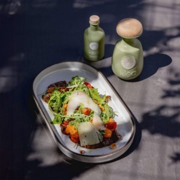 Early Harvest Extra Virgin Olive Oil in Handmade Ceramic Bottle (500ml)  klēa Early Harvest Extra Virgin Olive Oil in Handmade Ceramic Bottle (500ml)  klēa