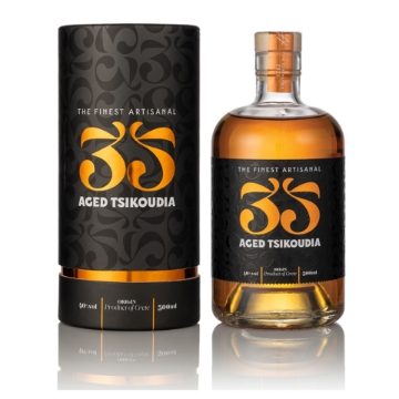 Premium Artisanal Cretan Aged Tsikoudia 35N 0.5lt Premium Artisanal Cretan Aged Tsikoudia 35N 0.5lt