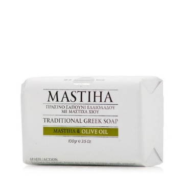 Ren Grekisk Mastiha Olivolja Tvål 100g - Naturlig Hudvårdsbar