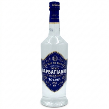 Varvaayanni Blue Ouzo 70cl - Klassisk grekisk anissprit