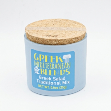 Salt Odyssey Grekisk Sallad Traditionell Mix 25g - Autentisk ört- och kryddblandning | Oregano, Basilika, Timjan, Grönmynta med Lök och Paprika