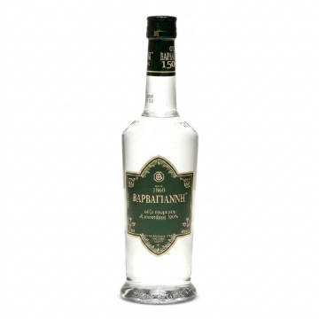 Varvayanni Ouzo Green 70cl - Mjuk smak Grekisk sprit 42% ABV | Plomari Lesvos Vatten, Anis Aperitif, Traditionell Destillation