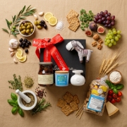 Filos the Donkey Delivers: Greek Salad Essentials Gift Box shown as a close-up product detail