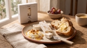 Lazaris Mandolato Classic – Greek Almond Nougat, 150g on a clean ecommerce background
