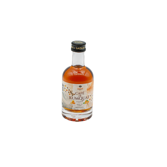 Lazaris Kumquat with Coffee – Greek Fruit Liqueur, 50ml by Lazaris - Primary product photo